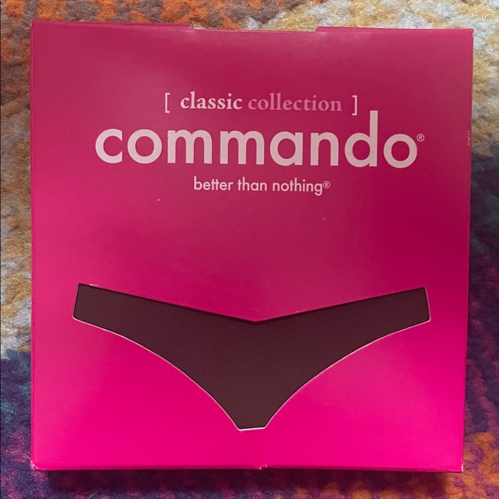 NIB COMMANDO Classic Collection Mocha Nude Bikini sz L/XL